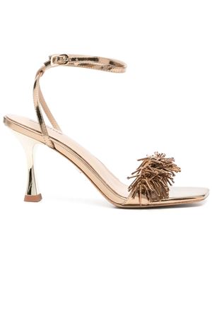 Sandali Valentina in pelle color oro LOLA CRUZ | 073Z87BKORO
